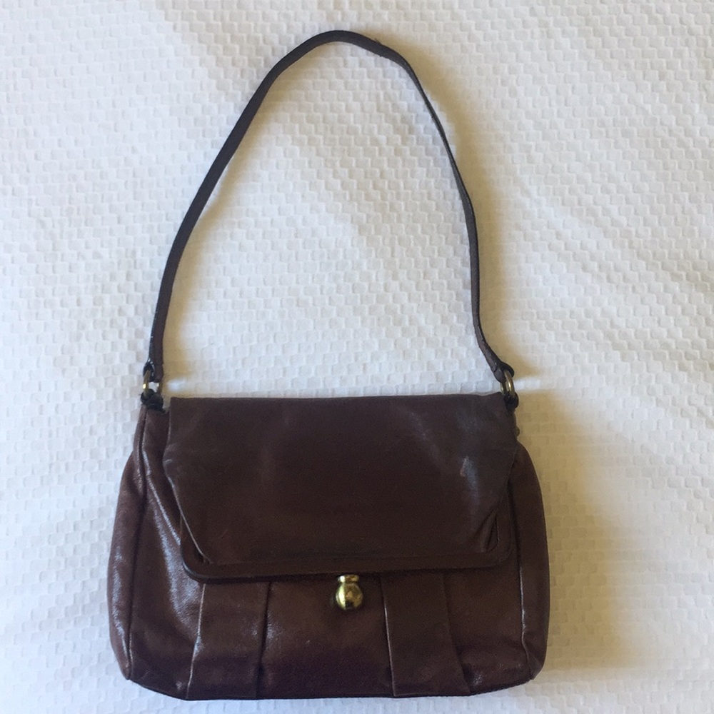 Unique vintage Hobo International leather handbag!